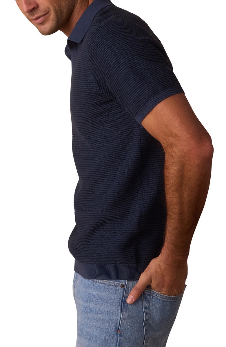 The Normal Brand Robles Bird's Eye Polo, Alternate, color,