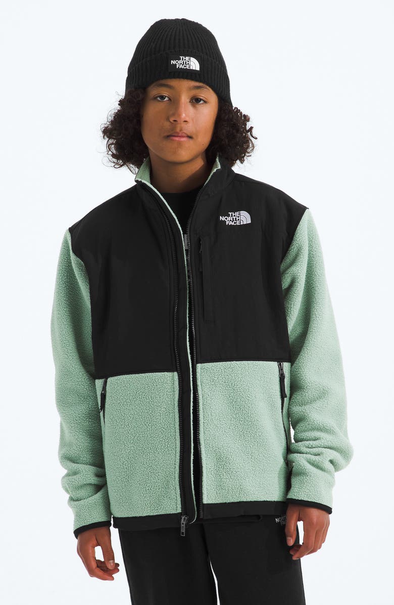 The North Face Kids' Denali Water Repellent Fleece Jacket, Main, color, Slate Moss