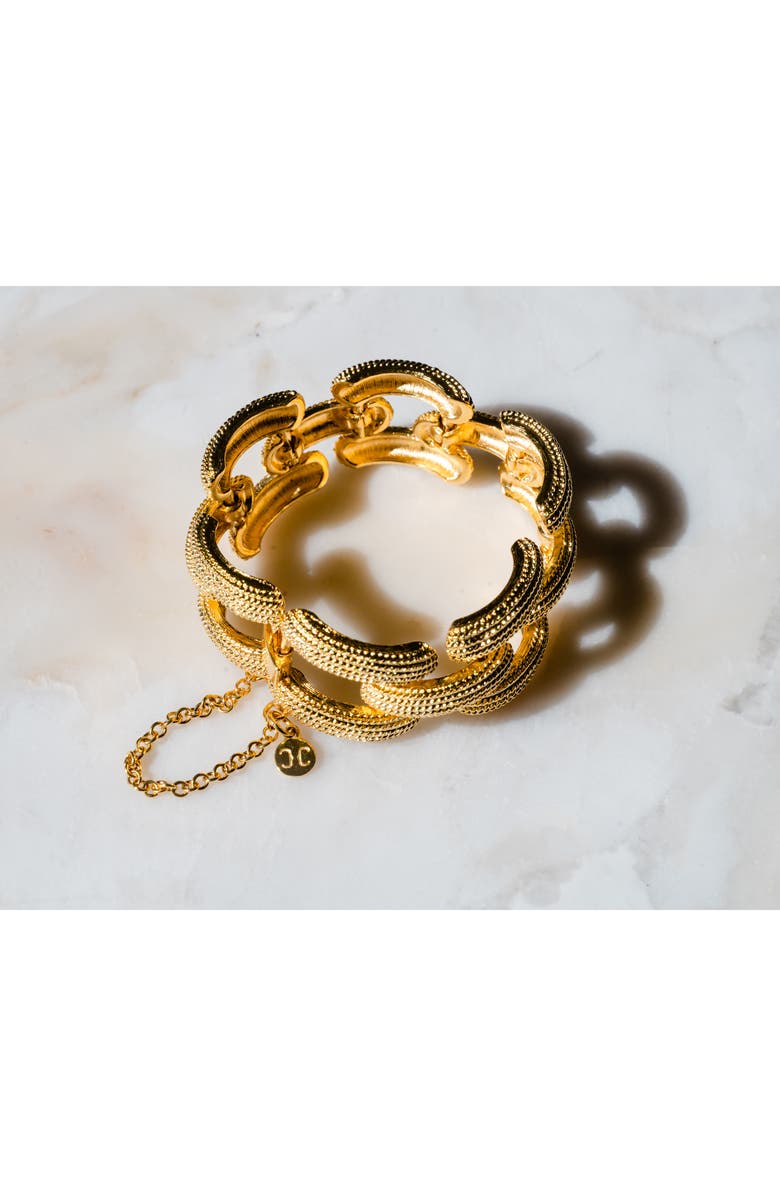 CHRISTINA CARUSO Weave Bracelet, Alternate, color, 14K Gold