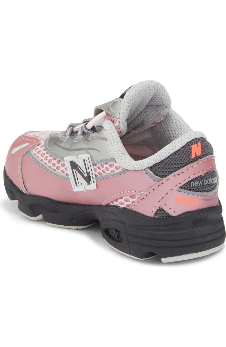 New Balance Kids' 1000 Sneaker, Alternate, color, Pink Taffy/ Silver Metallic
