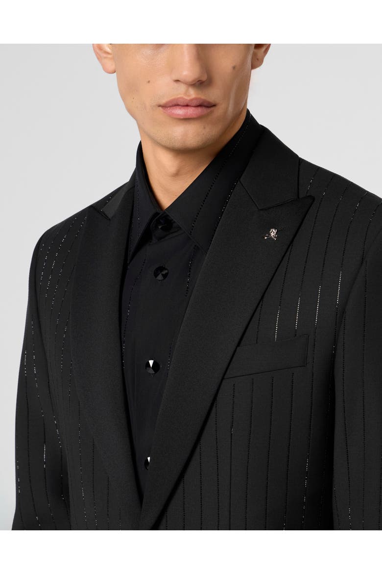 Blazer Lord Fit Degrade Stones Men, Alternate, color, black