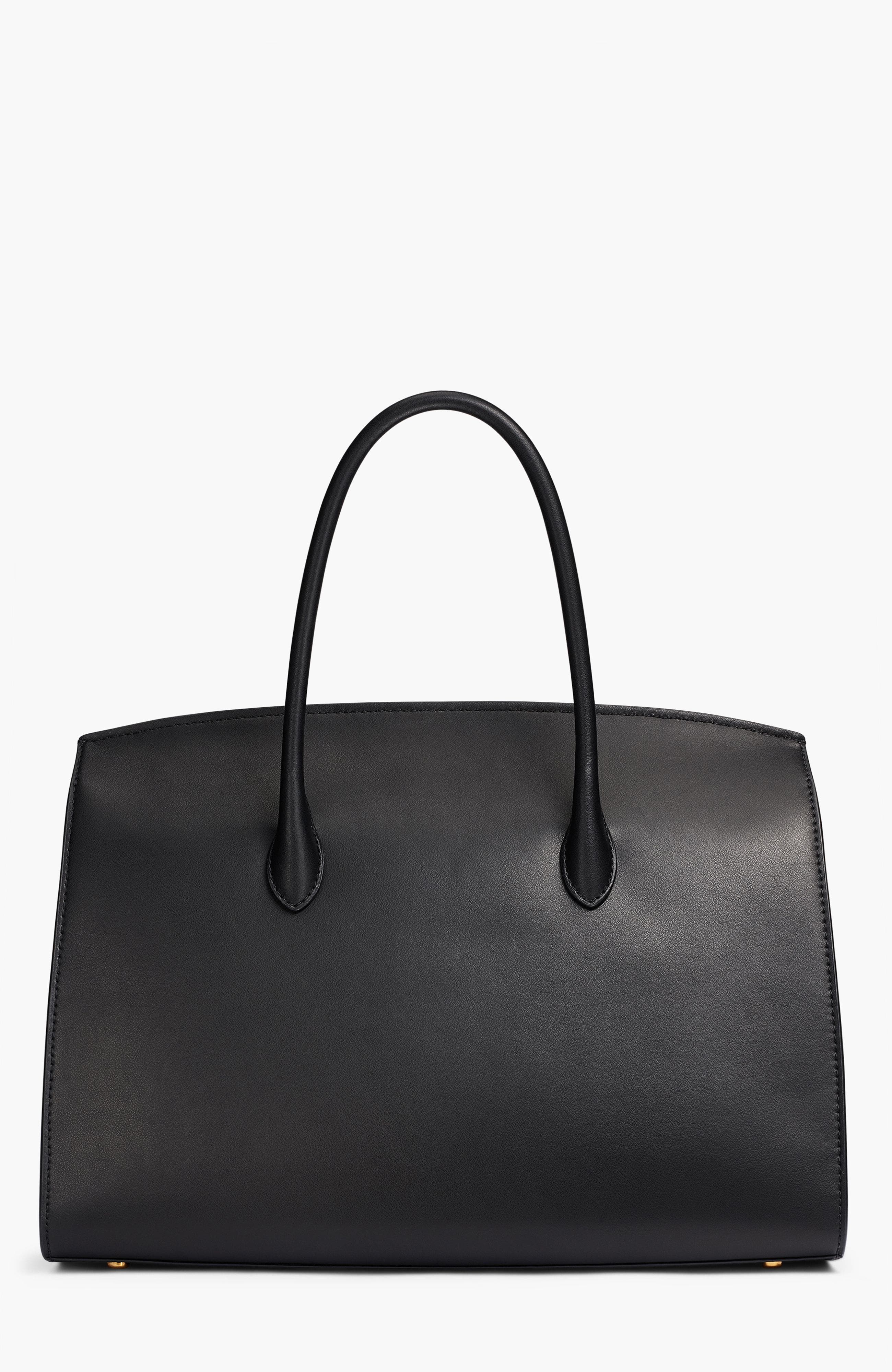 Donna Karan New York Loden Satchel, Alternate, color, Blk/Gold