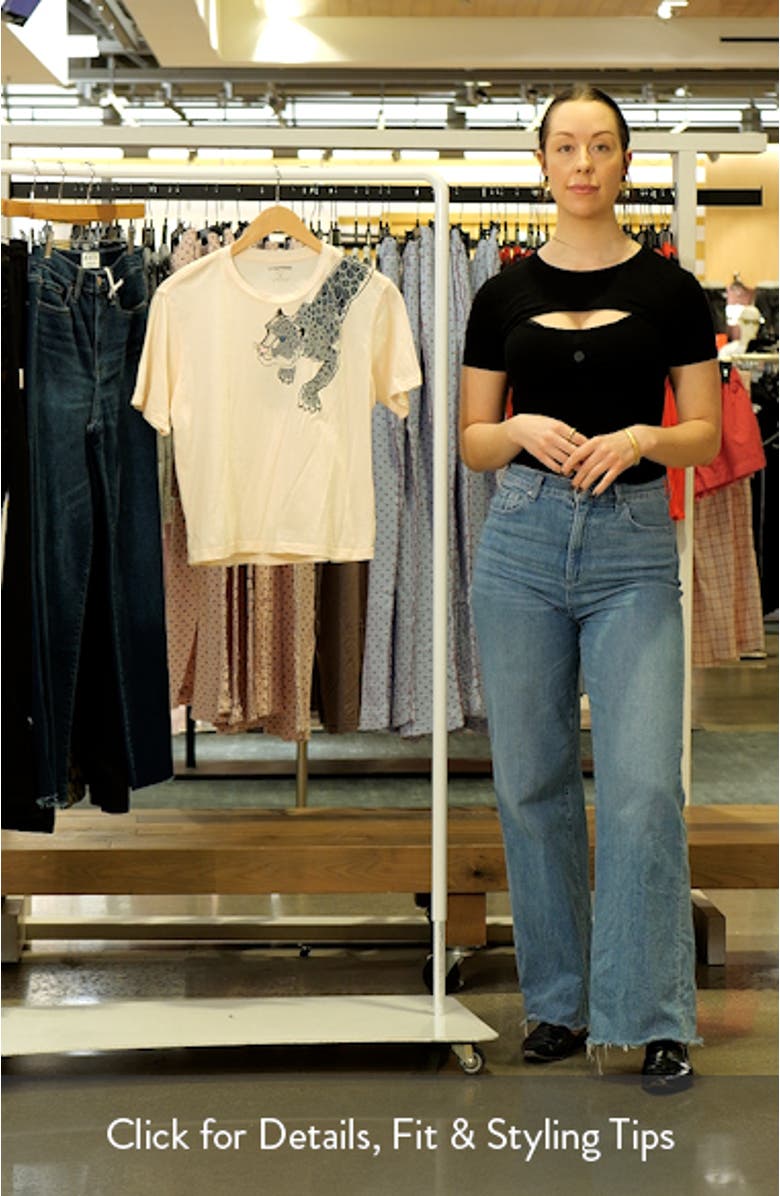 Leopard Graphic Tee, sales video thumbnail