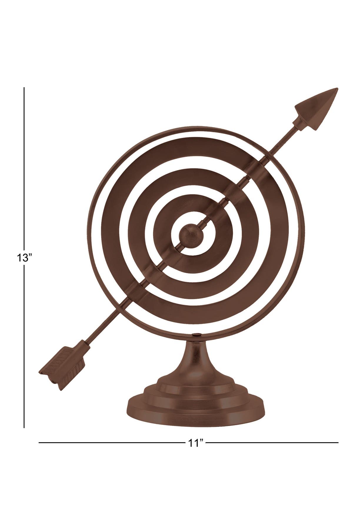 WILLOW ROW Industrial Brown Aluminum Armillary - 13