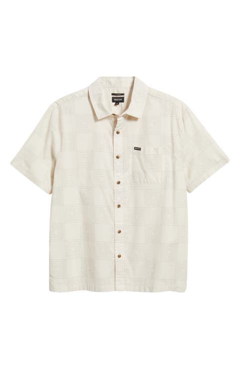 Cru Checker Short Sleeve Button-Up Shirt