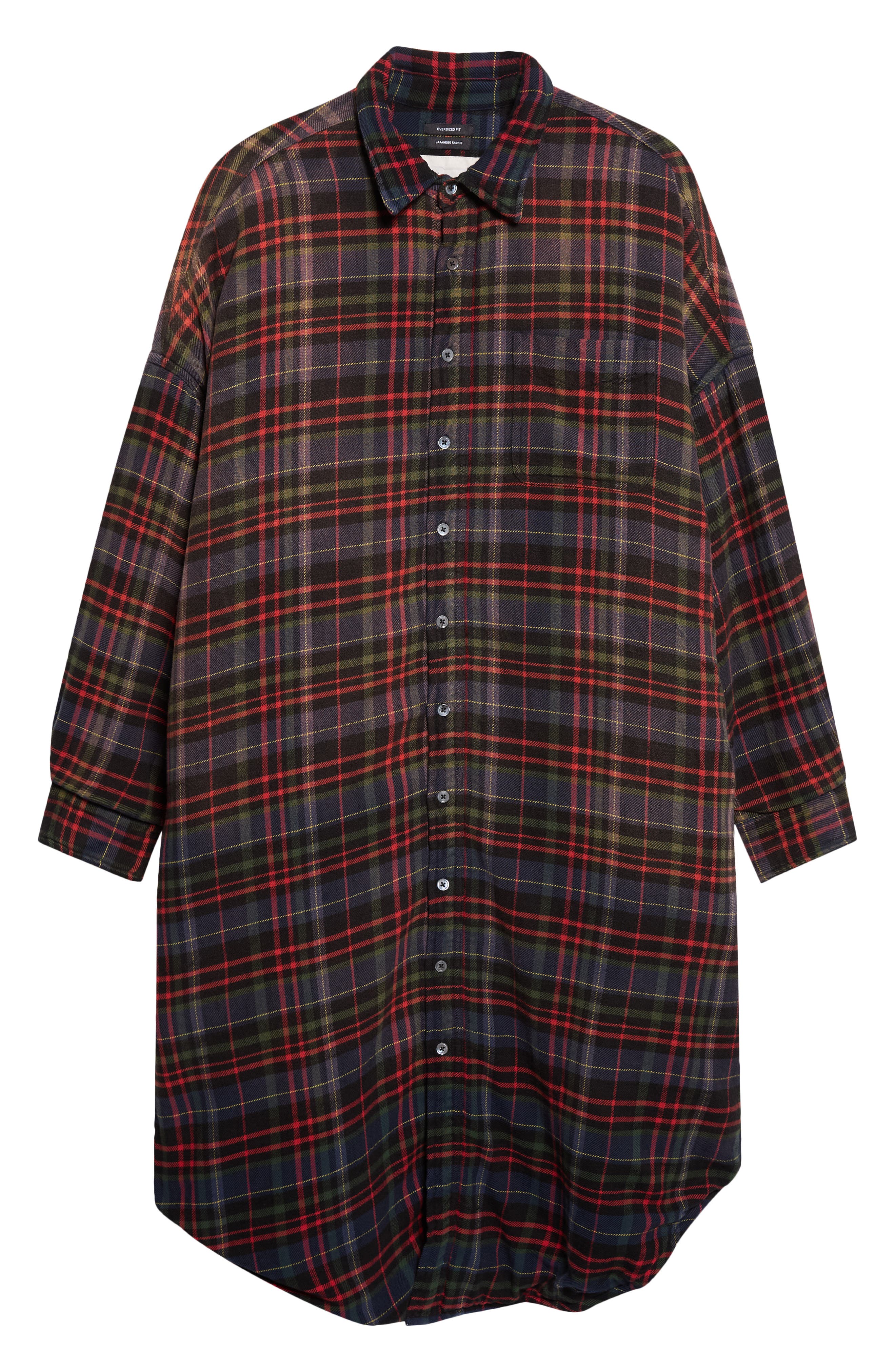 selected NAVY GREEN PLAID