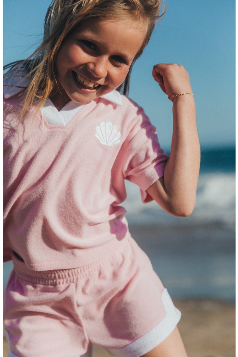 Shell Card Bild Feather 4 Arrow Kids' Shell Embroidered Terry Polo | Nordstrom