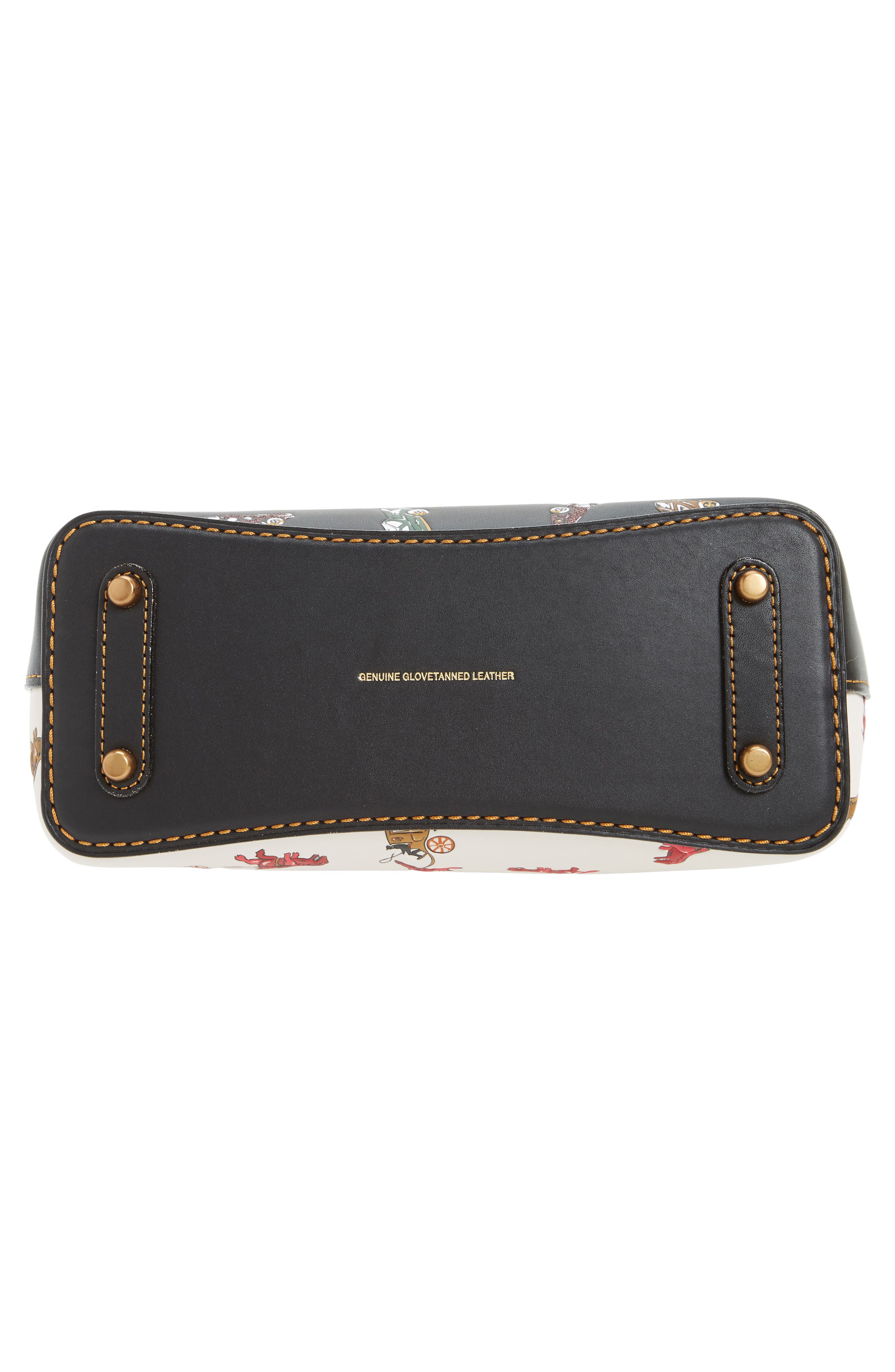 COACH 1941 Rexy Leather Kisslock Satchel, Alternate, color, 