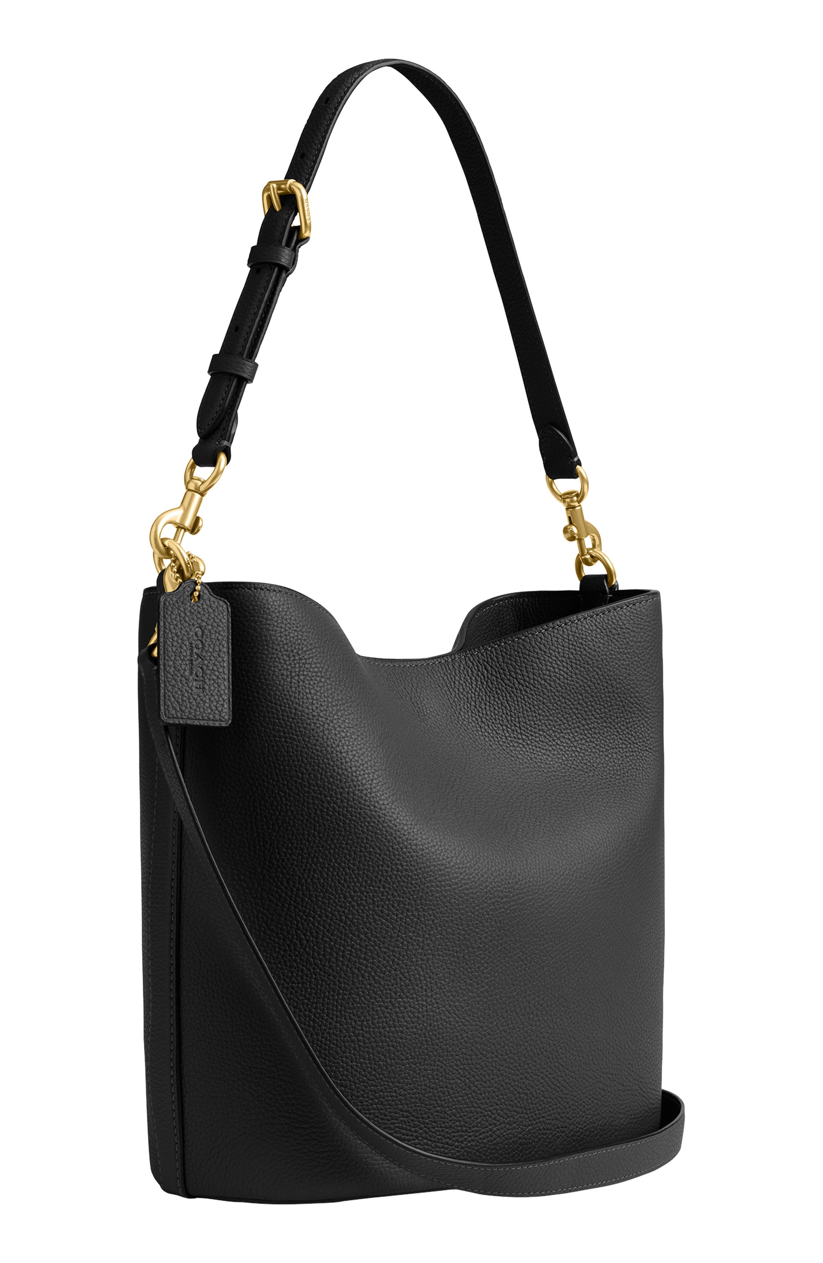 COACH Willow Polished Pebble Leather Shoulder Bag, Alternate, color, 