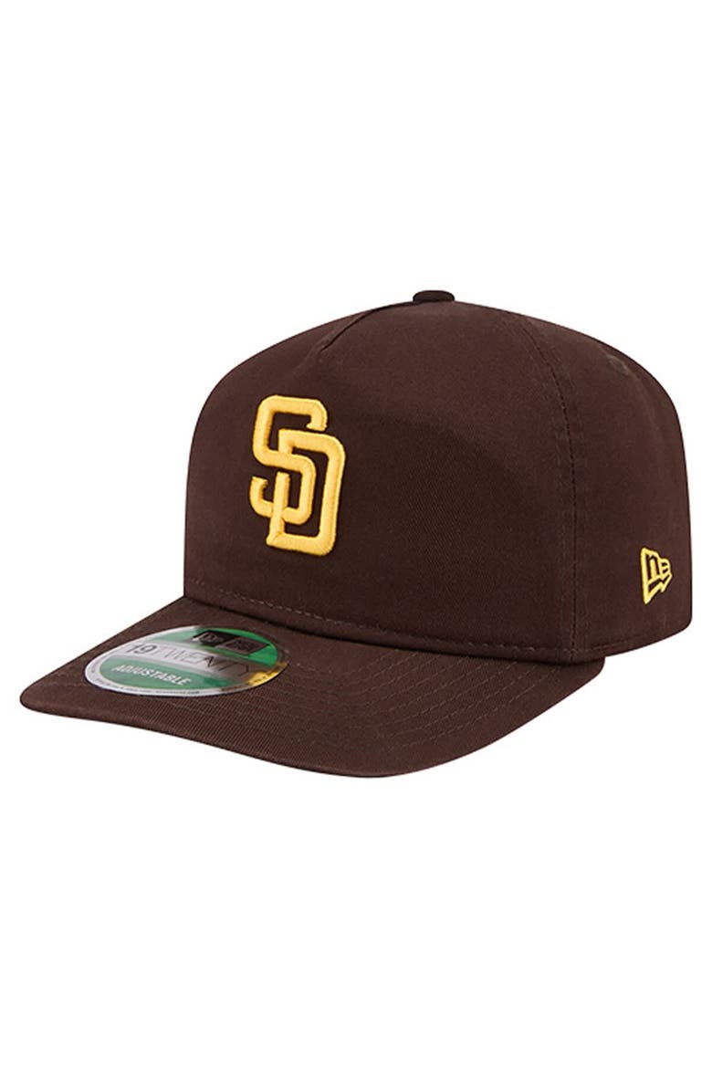 Men's New Era  Brown San Diego Padres Team 19TWENTY Adjustable Hat, Main, color, Brown