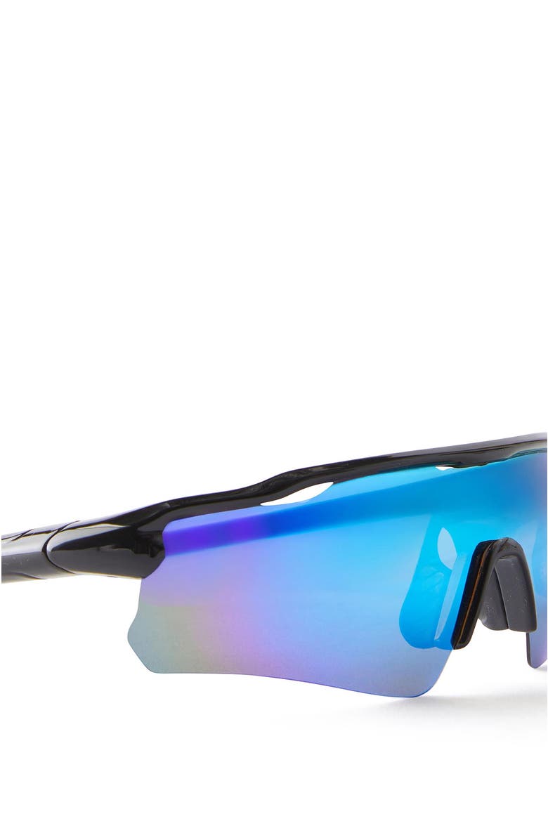 Cotton On Men's The Gatecrasher Sunglasses, Alternate, color, Black Purple Polarized