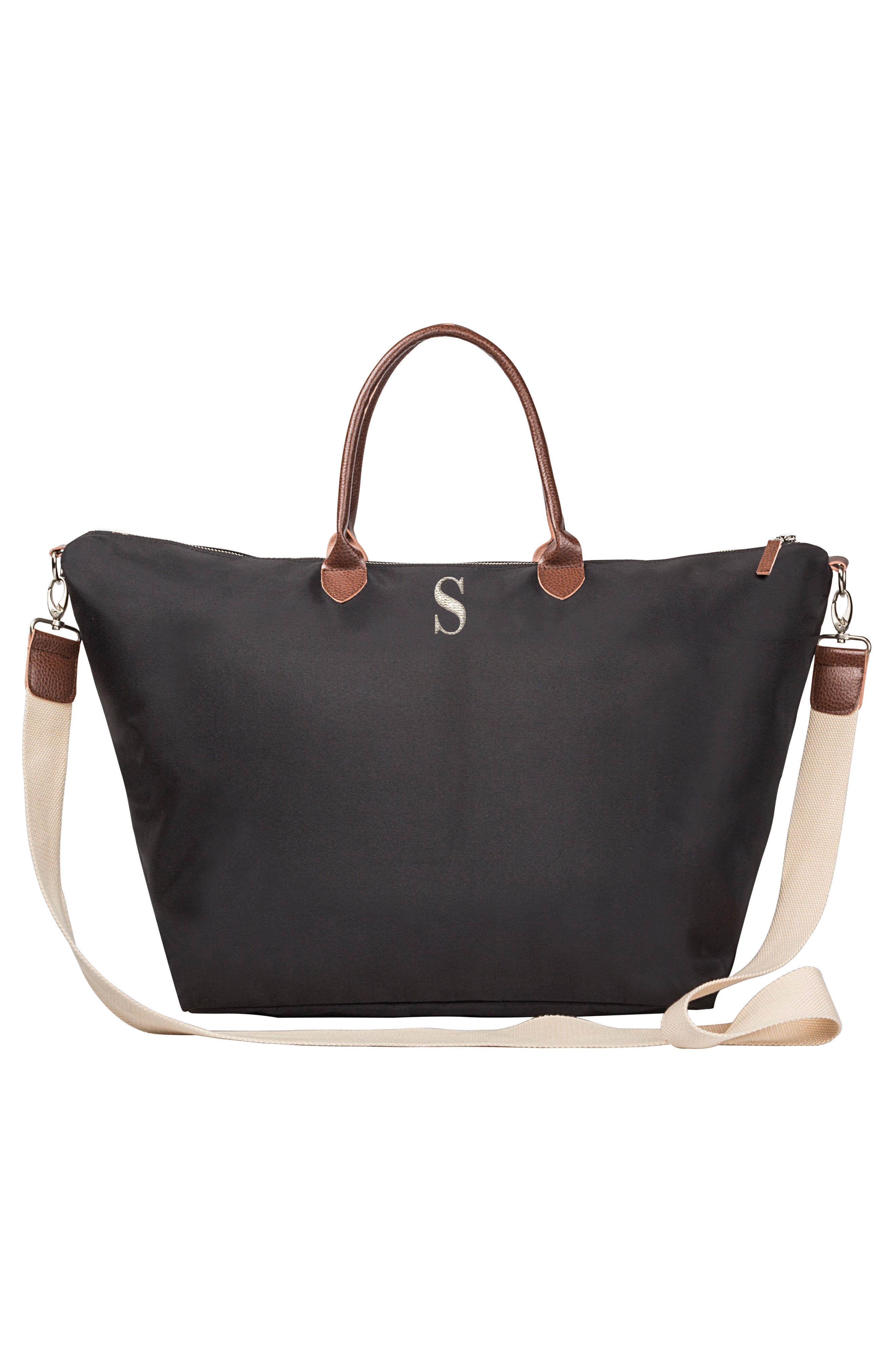 Cathy's Concepts Monogram Oversized Tote, Alternate, color, 