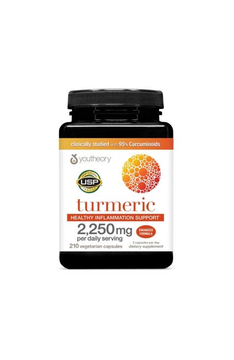 Turmeric Extra Strength Inflammation Support Supplement 210 Vegetarian Capsules