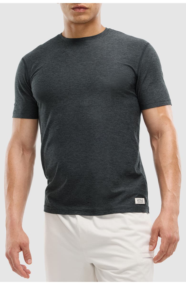 Peloton Dreamblend Set In Short Sleeve, Main, color, Heather Grey