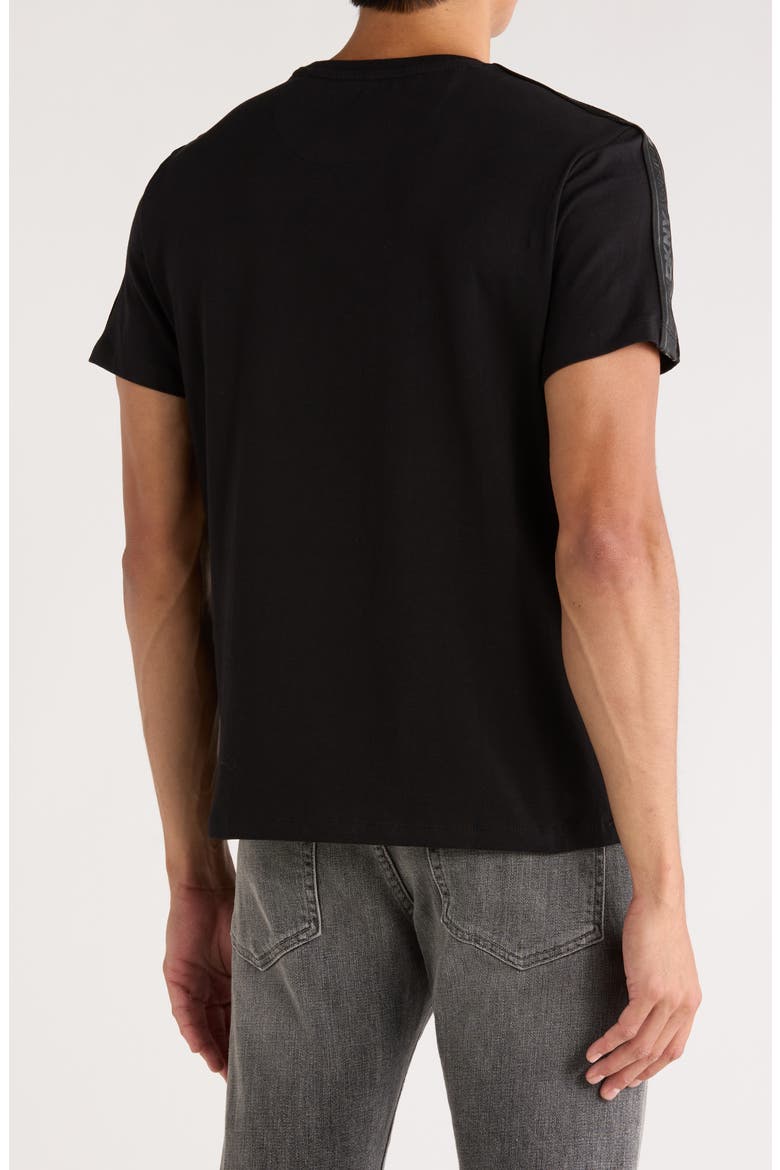 Paulo Stripe Logo T-Shirt, Alternate, color, BLACK