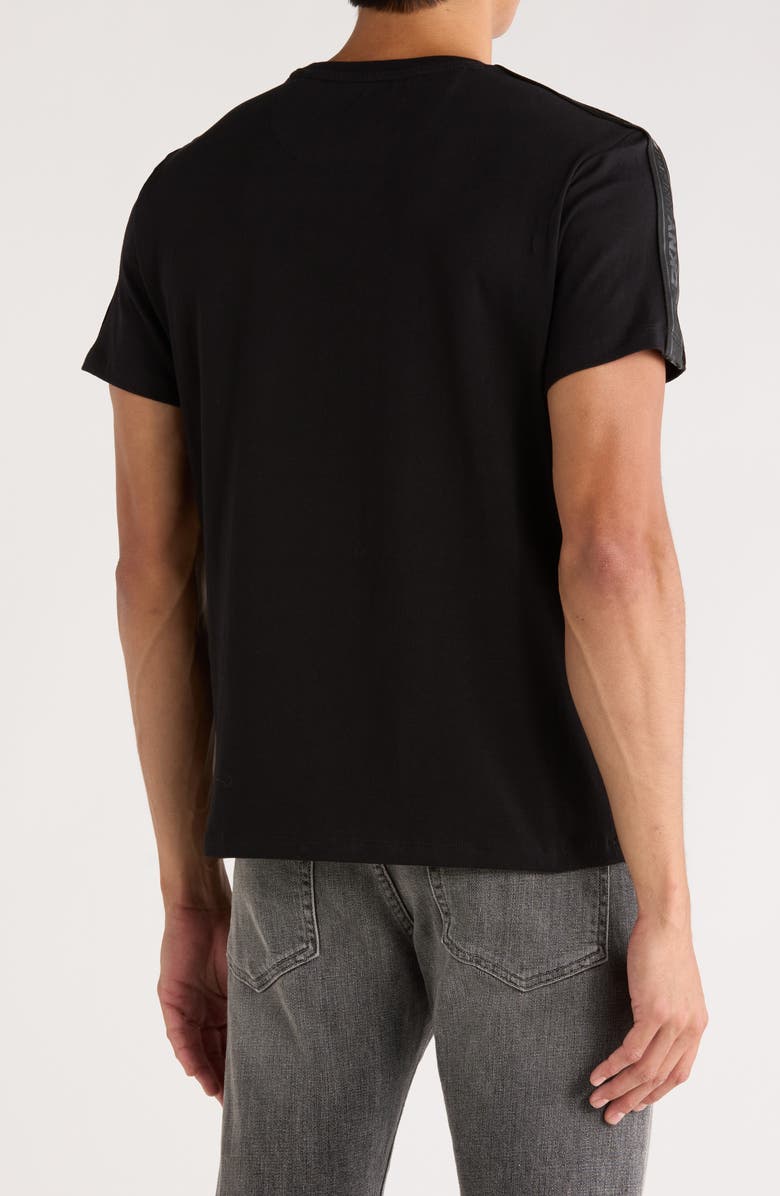DKNY SPORTSWEAR Paulo Stripe Logo T-Shirt, Alternate, color, Black