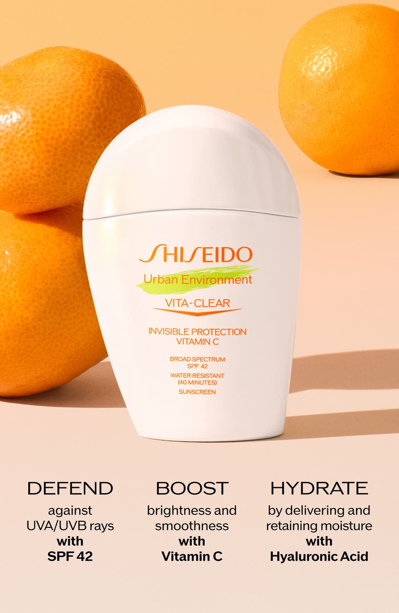 Shiseido Urban Environment Vita-Clear Broad Spectrum SPF 42 Sunscreen, Alternate, color,