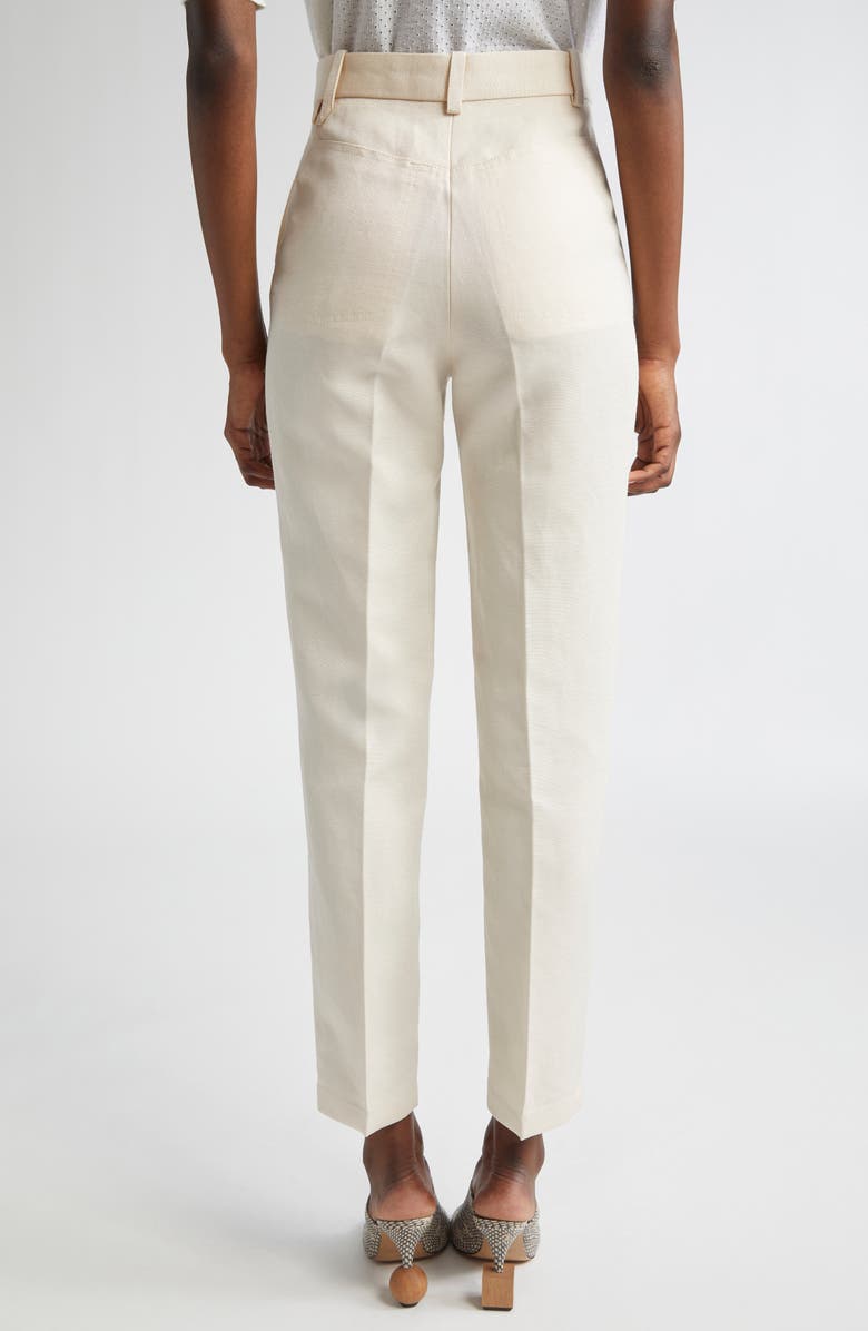 Jacquemus The Norma Creased Slim Trousers, Alternate, color, 