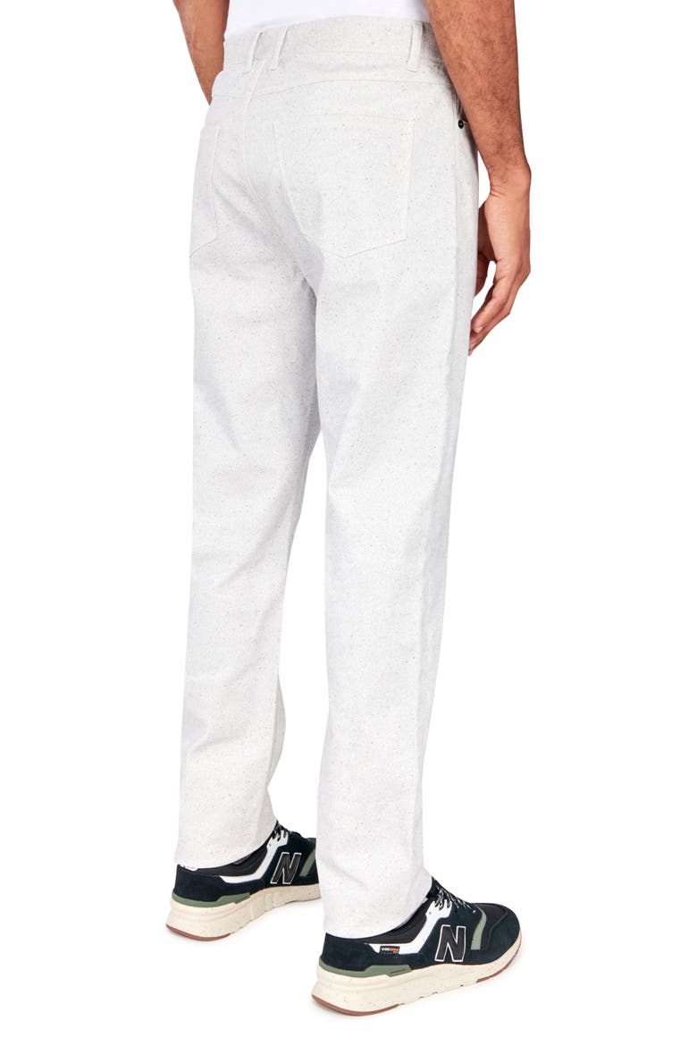 Slim Fit Speckled Print Cotton Stretch 5-Pocket Pants, Alternate, color, KHAKI