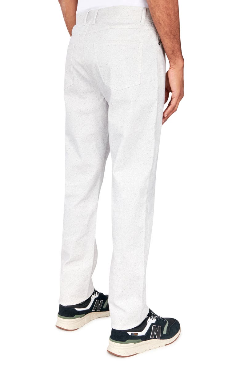 Brooklyn Brigade Slim Fit Speckled Print Cotton Stretch 5-Pocket Pants, Alternate, color, Khaki