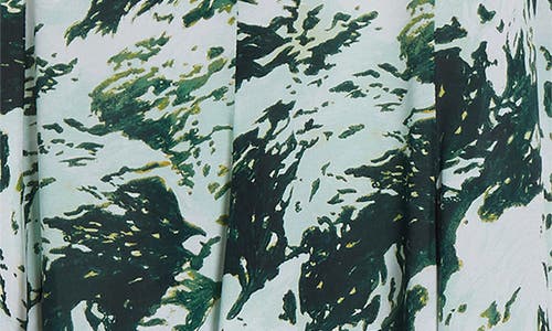 Proenza Schouler Joelle Print High-low Skirt In Brown