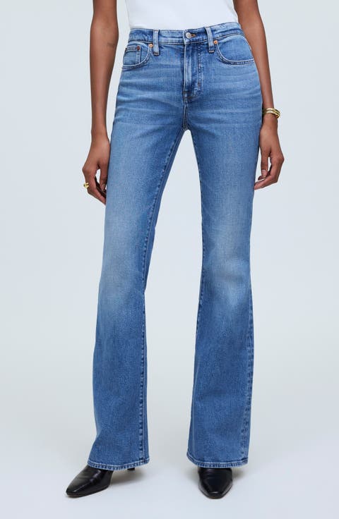 Flea Market High Waist Flare Jeans (Amaretto Wash)