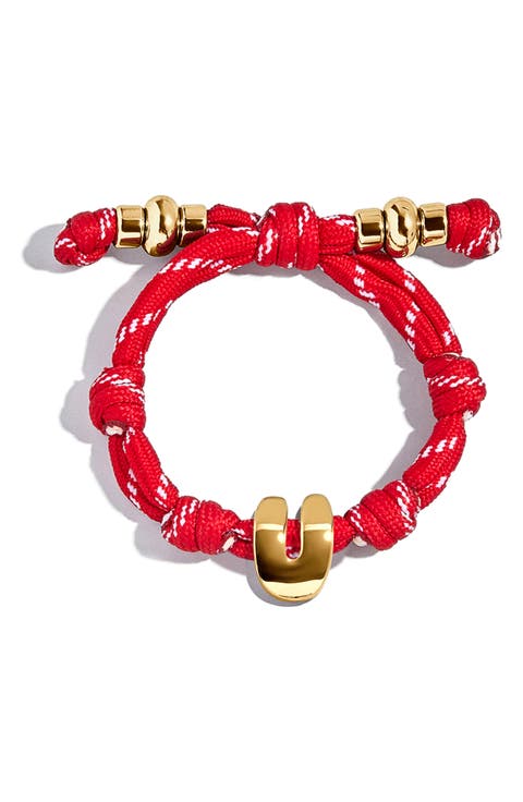 Knotty Initial Bracelet