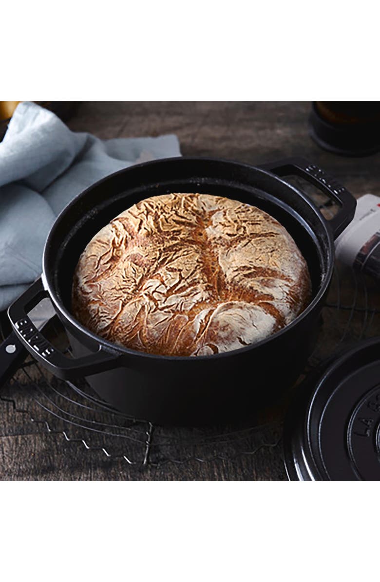 Staub 2.75-Quart Enameled Cast Iron Dutch Oven, Alternate, color, Matte Black