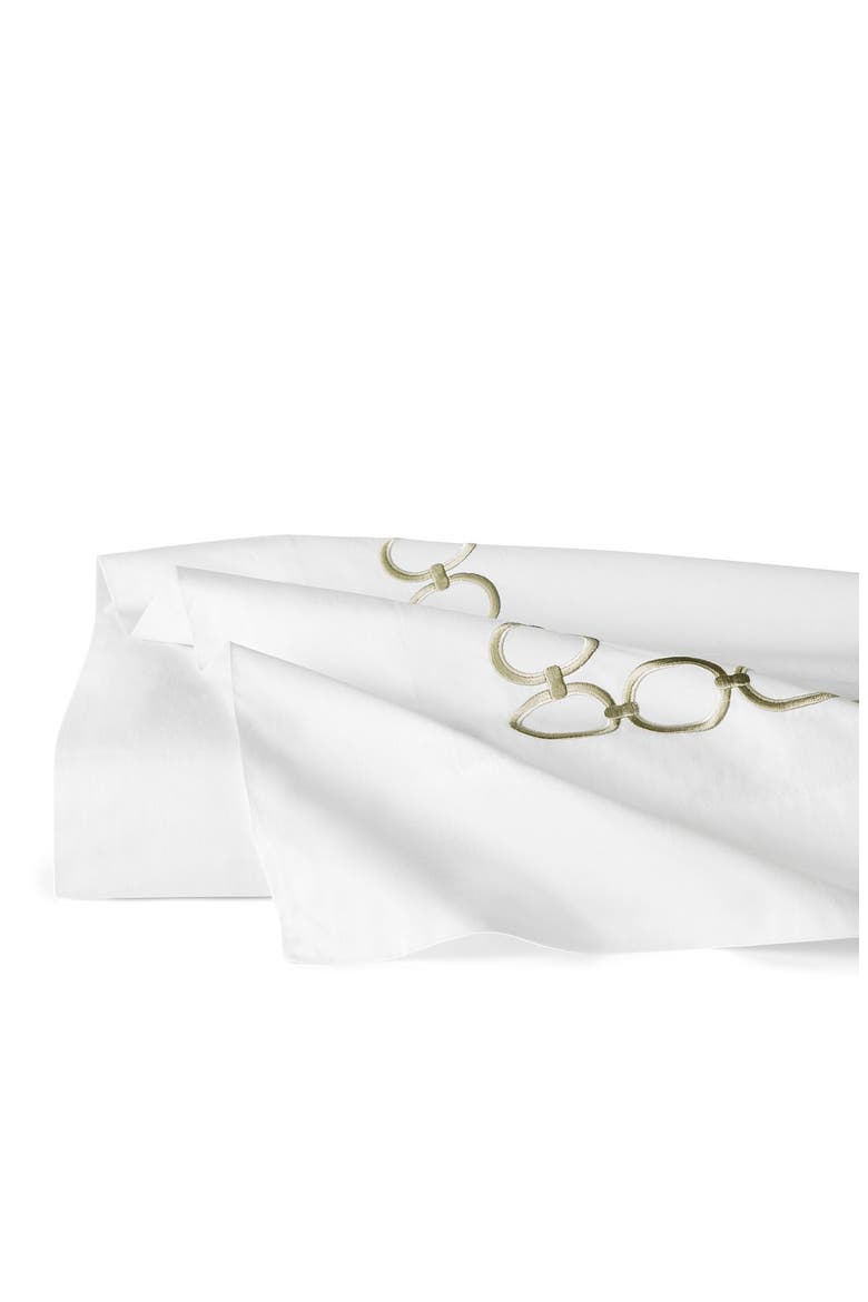 Catena Flat Sheet, Main, color, WHITE/ WILLOW