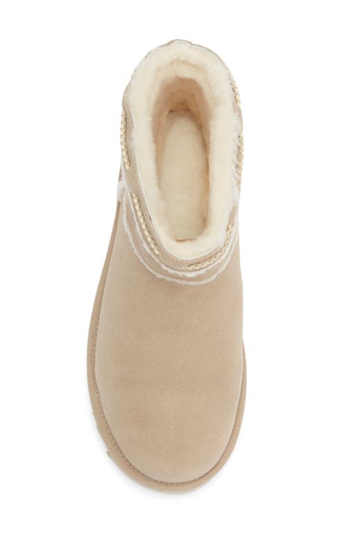 Ugg ® Classic Mini Shearling Braid Trim Boot In Sand