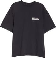 Balenciaga Masking Tape Logo Dry Jersey T-Shirt