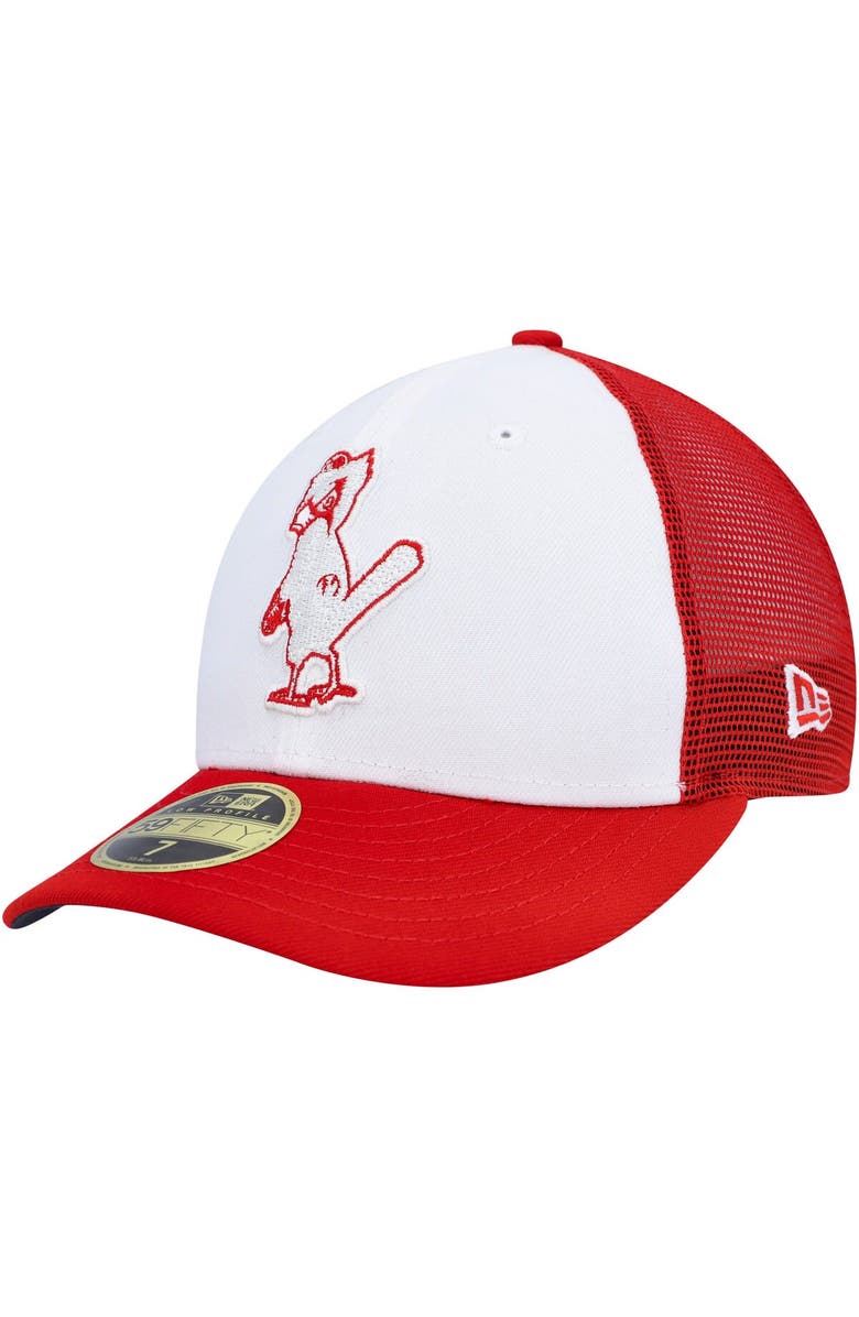 New Era Men's New Era White/Red St. Louis Cardinals 2023 On-Field Batting Practice Low Profile 59FIFTY Fitted Hat, Main, color, White