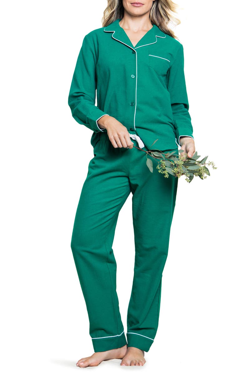Petite Plume Women's Classic Flannel Pajamas, Main, color, 