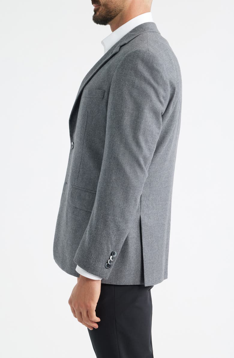 DANIEL HECHTER Grey Mélange Wool Sport Coat, Alternate, color, Grey