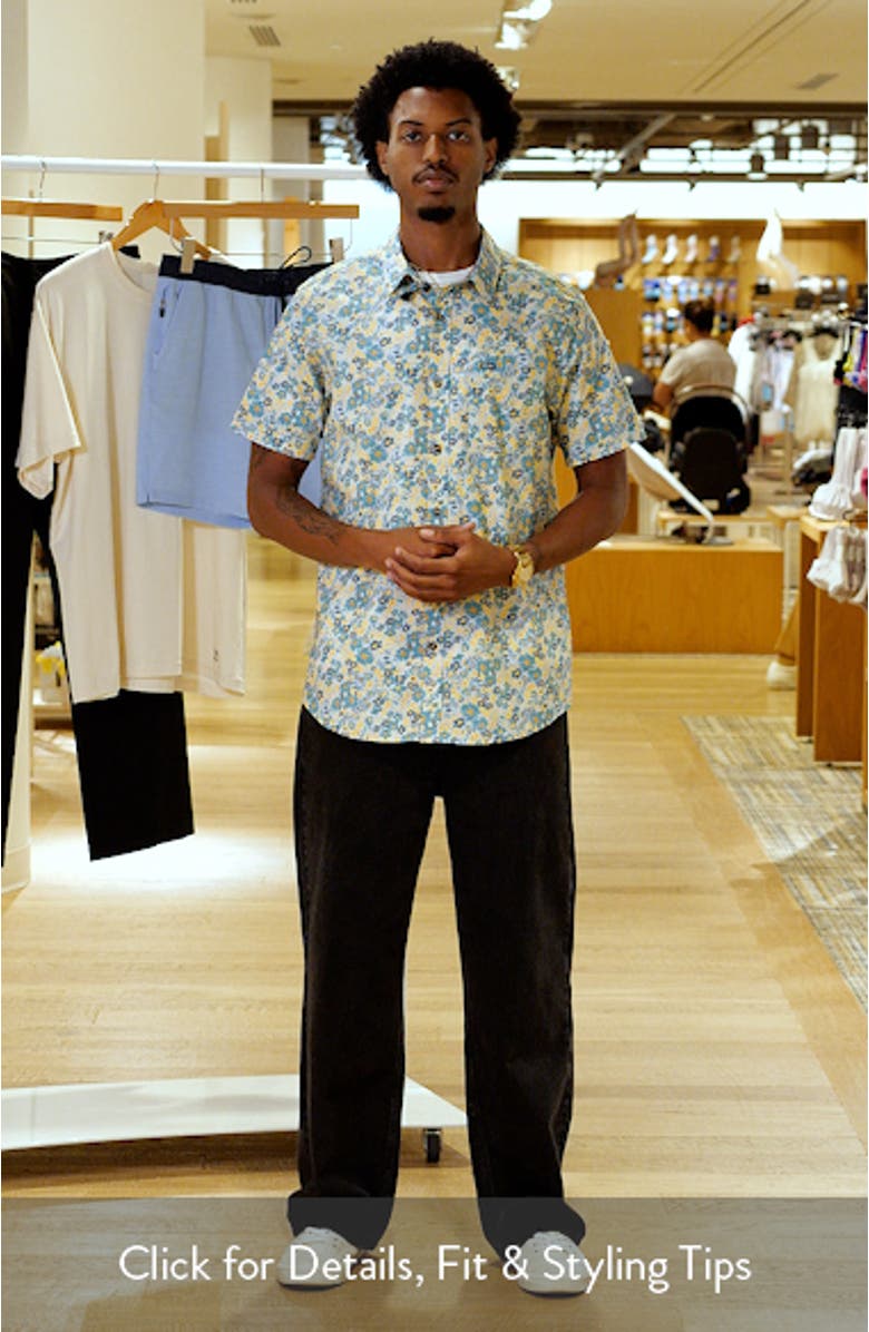 Fun Times Short Sleeve Button-Up Shirt, sales video thumbnail