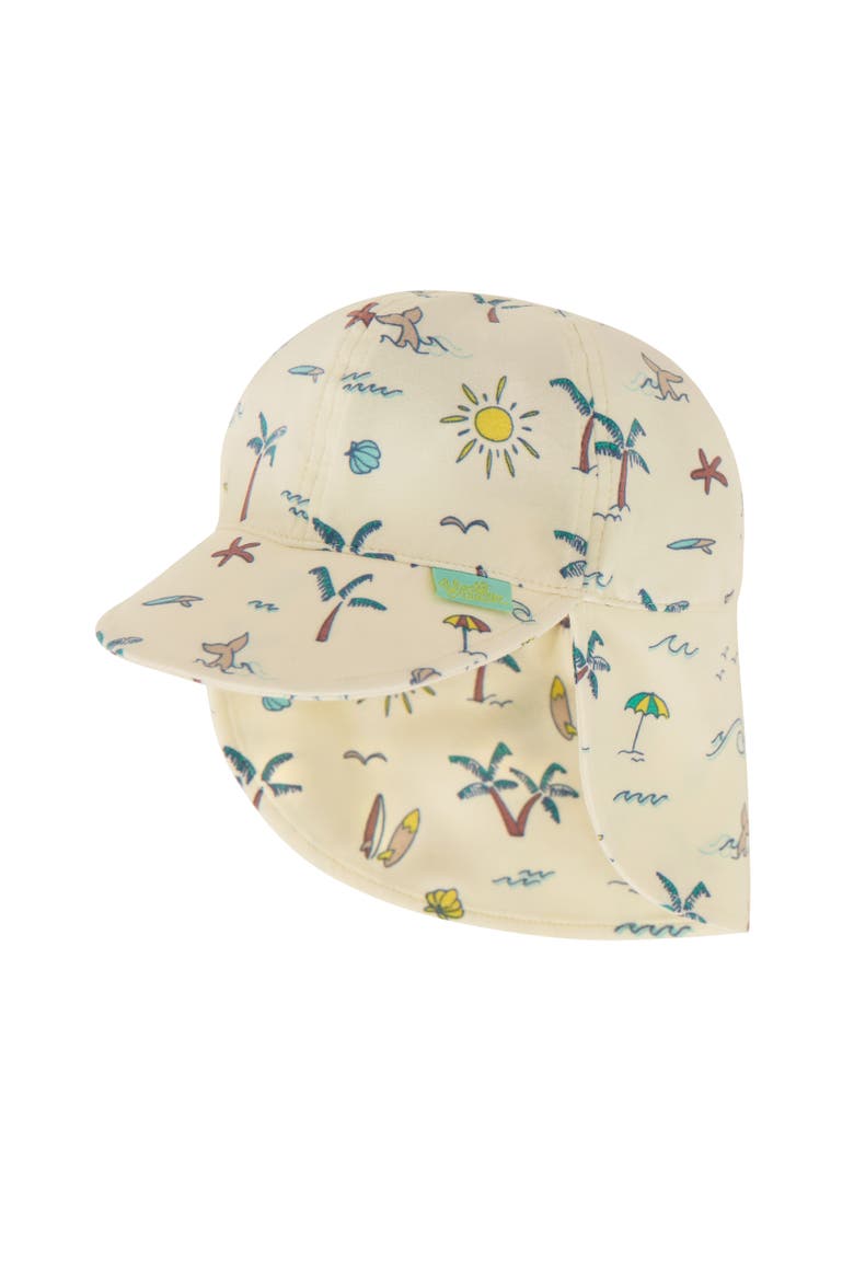 Everyday Flap Hat, Main, color, Yellow Tropical Trip