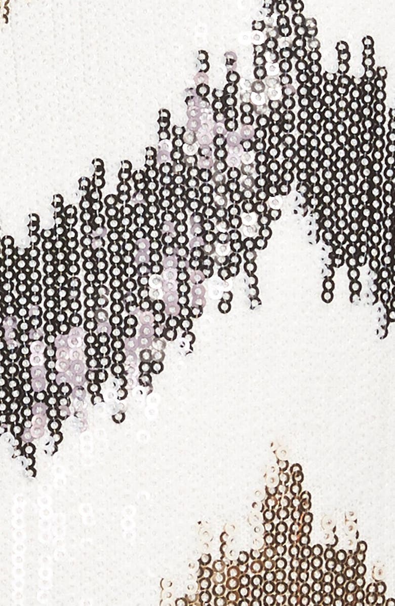 As U Wish Sequin Chevron Sheath Dress, Alternate, color, 