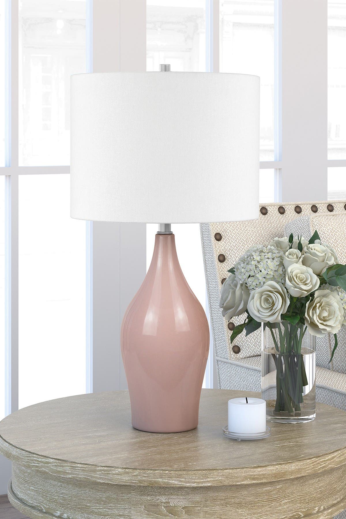 ADDISON AND LANE Niklas Table Lamp - Dusty Rose | Nordstromrack