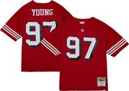 Mitchell & Ness Men's Mitchell & Ness Bryant Young Scarlet San Francisco 49ers Legacy Replica Jersey