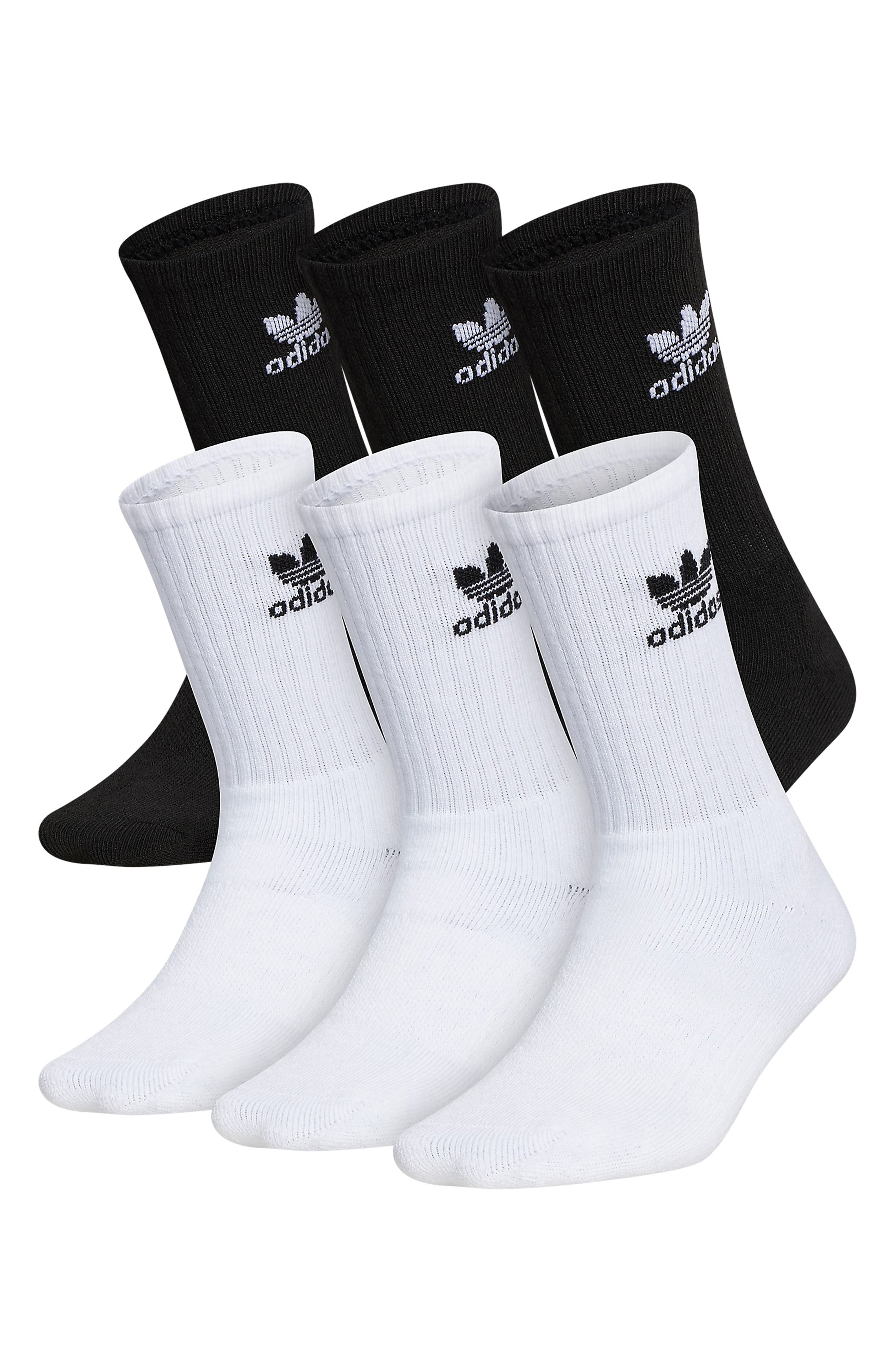 Kids' Trefoil 6-Pack Crew Socks
