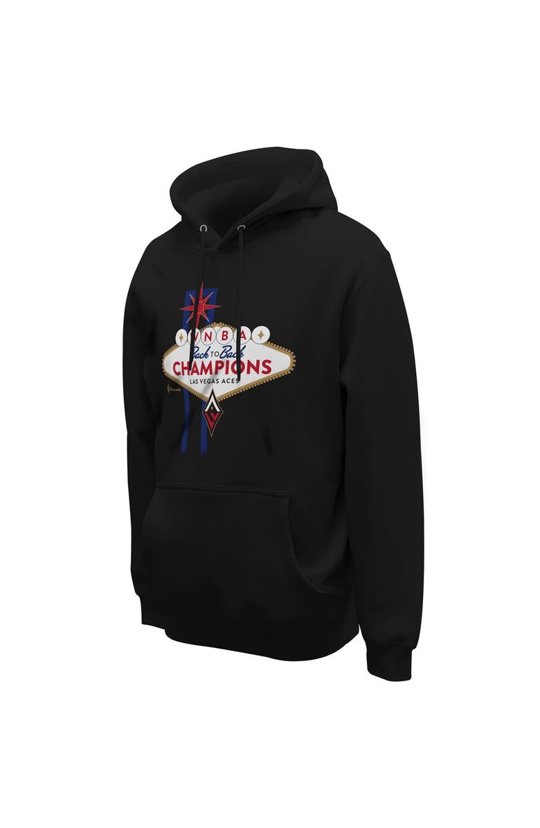 Stadium Essentials Unisex Stadium Essentials Black Las Vegas Aces 2023 WNBA Finals Champions Welcome To Vegas Pullover Hoodie, Alternate, color, 