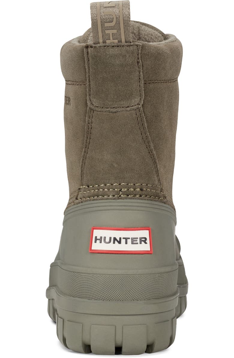 Hunter Sussex Insulated Waterproof Duck Boot, Alternate, color, Loch Olive/ Loch Olive