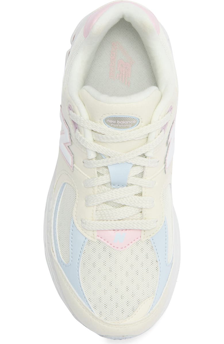 New Balance Kids' 2002R Sneaker, Alternate, color, Sea Salt/ Ice Blue