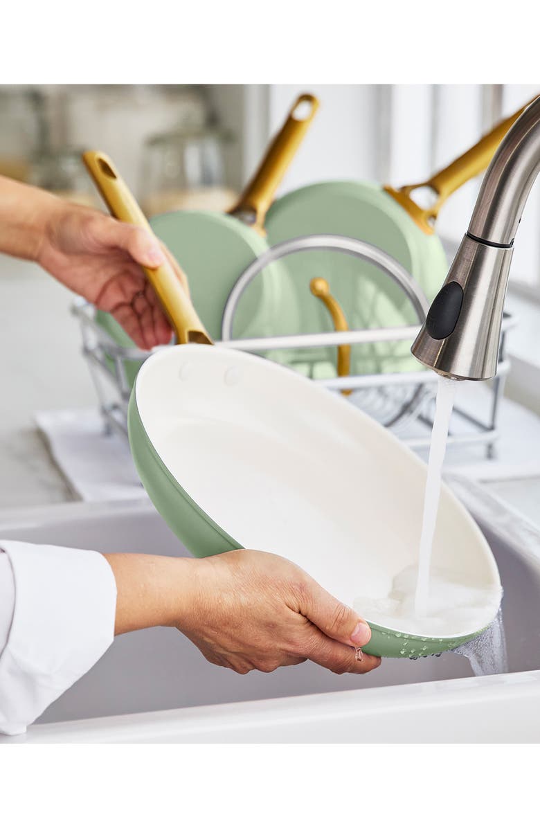 GreenPan Reserve Set of 3 Nonstick Ceramic Fry Pans, Alternate, color, 