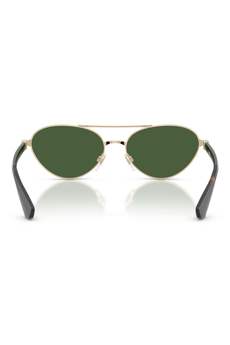 58mm Pilot Sunglasses, Alternate, color, LIGHT GOLD BROWN