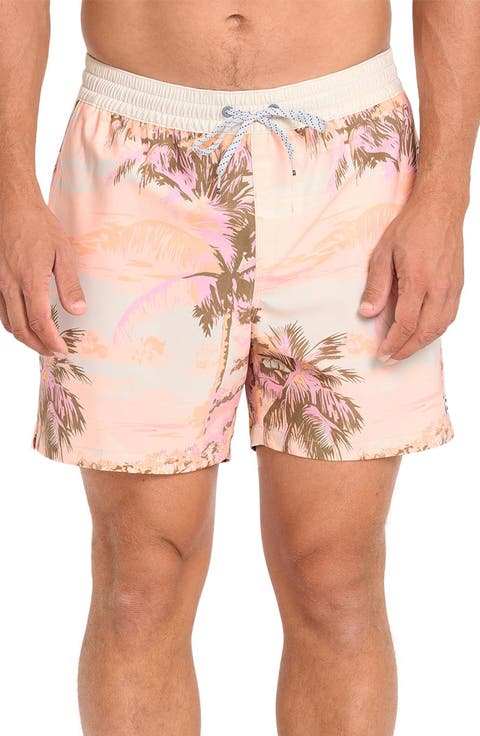 Good Times Palm Tree Swim Trunks