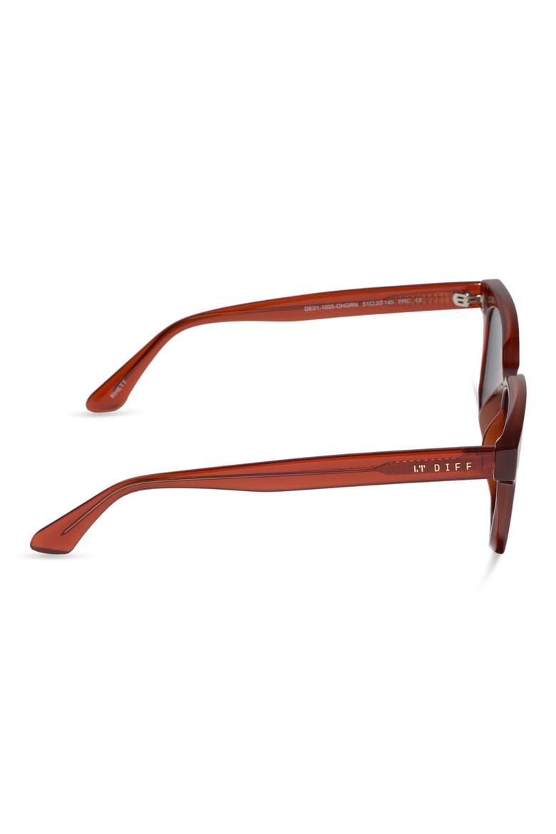 Rhett Square Sunglasses, Alternate, color, CLAY/ GREY