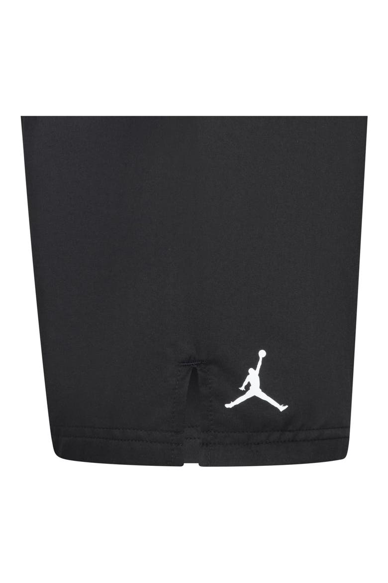 Kids' Poolside Jumpman Athletic Shorts, Alternate, color, BLACK