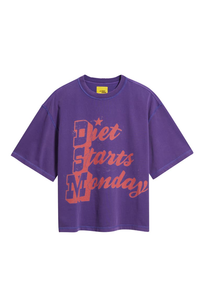 Star Graphic T-Shirt (Nordstrom Exclusive), Alternate, color, PURPLE/RED
