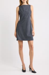 Theory Bateau Neck Sheath Dress